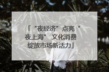 “夜经济”点亮“夜上海” 文化消费绽放市场新活力