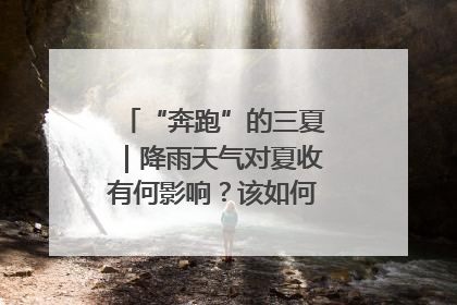 “奔跑”的三夏｜降雨天气对夏收有何影响？该如何防范？一文了解
