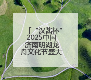 “汉酱杯”2025中国·济南明湖龙舟文化节盛大开幕