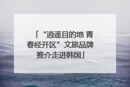 “逍遥目的地 青春经开区”文旅品牌推介走进韩国