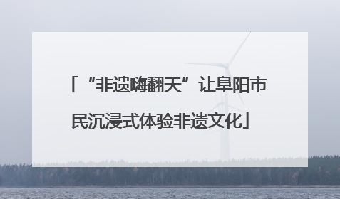 “非遗嗨翻天”让阜阳市民沉浸式体验非遗文化