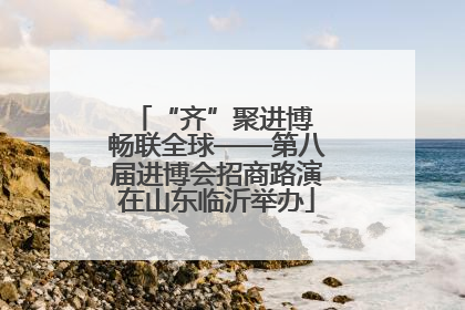 “齐”聚进博 畅联全球——第八届进博会招商路演在山东临沂举办