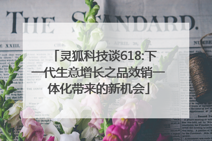 灵狐科技谈618:下一代生意增长之品效销一体化带来的新机会