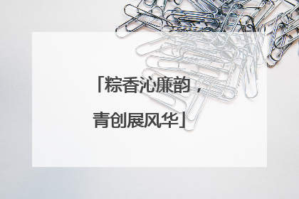 粽香沁廉韵，青创展风华