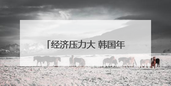 经济压力大 韩国年轻人不再热衷考驾照