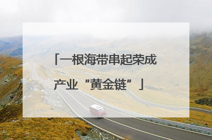 一根海带串起荣成产业“黄金链”