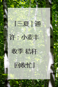 三夏｜通许：小麦丰收季 秸秆回收忙