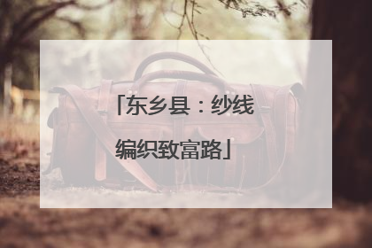 东乡县：纱线编织致富路