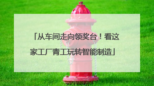 从车间走向领奖台！看这家工厂青工玩转智能制造