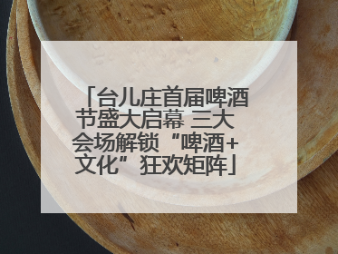 台儿庄首届啤酒节盛大启幕 三大会场解锁“啤酒+文化”狂欢矩阵