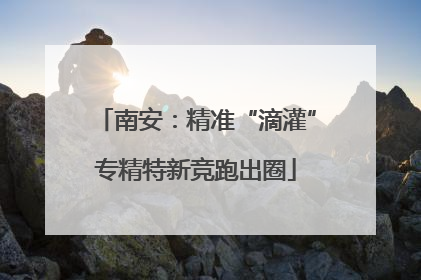 南安：精准“滴灌”专精特新竞跑出圈