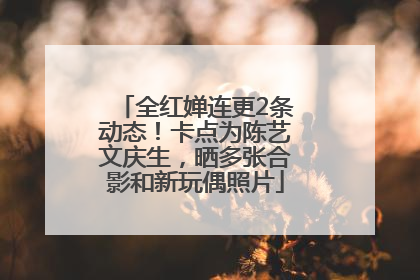 全红婵连更2条动态！卡点为陈艺文庆生，晒多张合影和新玩偶照片