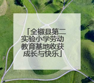 全椒县第二实验小学劳动教育基地收获成长与快乐