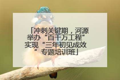 冲刺关键期，河源举办“百千万工程”实现“三年初见成效”专题培训班