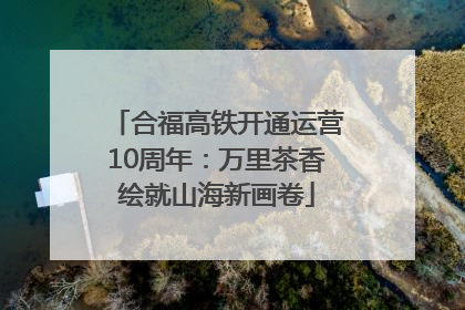 合福高铁开通运营10周年：万里茶香绘就山海新画卷