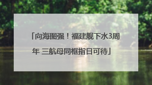 向海图强！福建舰下水3周年 三航母同框指日可待