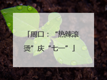 周口：“热辣滚烫”庆“七一”