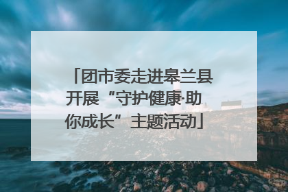 团市委走进皋兰县开展“守护健康·助你成长”主题活动