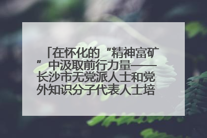 在怀化的“精神富矿”中汲取前行力量——长沙市无党派人士和党外知识分子代表人士培训班在怀化圆满举办