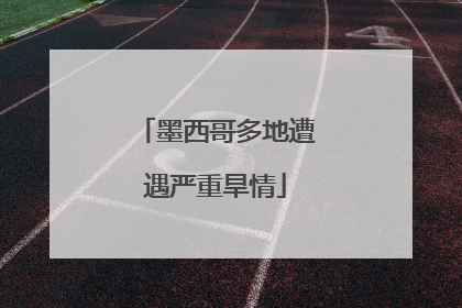 墨西哥多地遭遇严重旱情