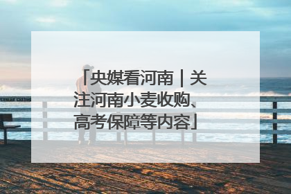 央媒看河南｜关注河南小麦收购、高考保障等内容