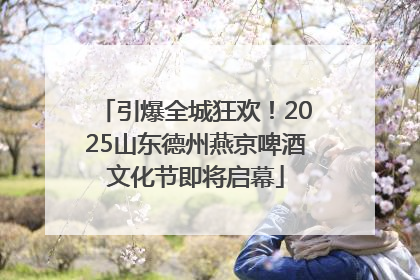 引爆全城狂欢！2025山东德州燕京啤酒文化节即将启幕