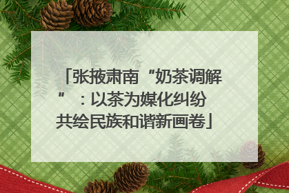 张掖肃南“奶茶调解”：以茶为媒化纠纷 共绘民族和谐新画卷