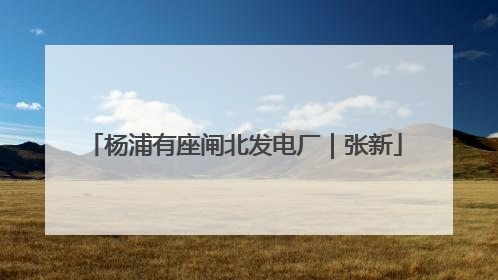 杨浦有座闸北发电厂｜张新