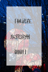 林武在东营滨州调研