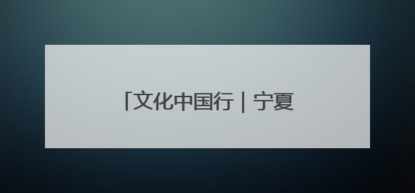 文化中国行｜宁夏 非遗展演让静态文化遗产“活”起来