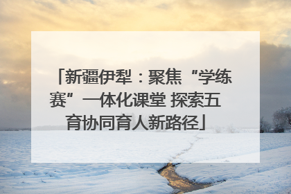 新疆伊犁：聚焦“学练赛”一体化课堂 探索五育协同育人新路径