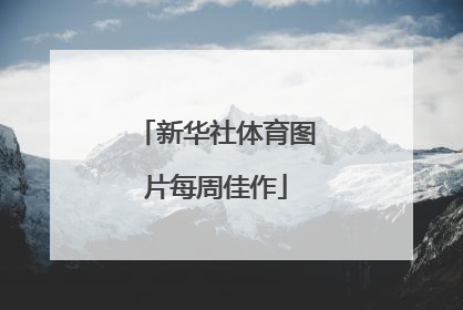 新华社体育图片每周佳作