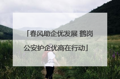 春风助企优发展 鹤岗公安护企优商在行动