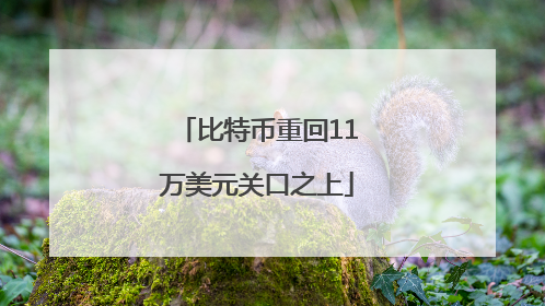 比特币重回11万美元关口之上