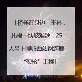 榜样在身边｜王林：扎根一线破难题，25天拿下聊城西站钢连廊“硬核”工程