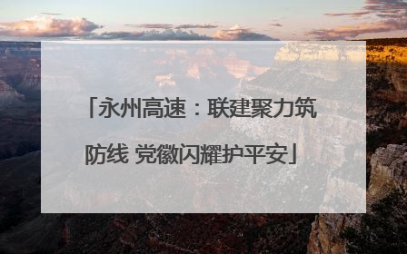 永州高速：联建聚力筑防线 党徽闪耀护平安