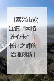 泰兴市滨江镇“网格连心卡”：长江之畔的治理创新