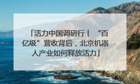 活力中国调研行丨 “百亿级”营收背后，北京机器人产业如何释放活力