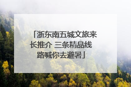 浙东南五城文旅来长推介 三条精品线路喊你去避暑