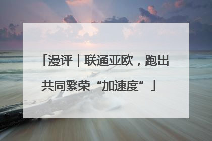 漫评｜联通亚欧，跑出共同繁荣“加速度”