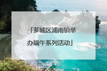 芗城区浦南镇举办端午系列活动