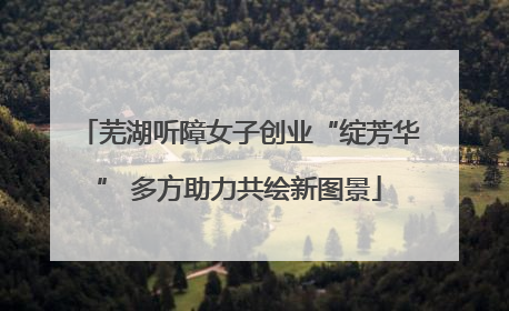 芜湖听障女子创业“绽芳华” 多方助力共绘新图景