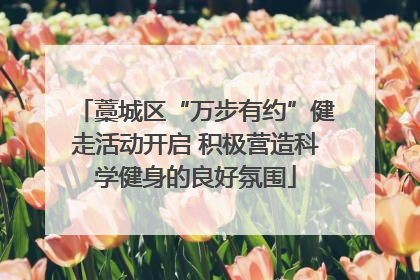 藁城区“万步有约”健走活动开启 积极营造科学健身的良好氛围