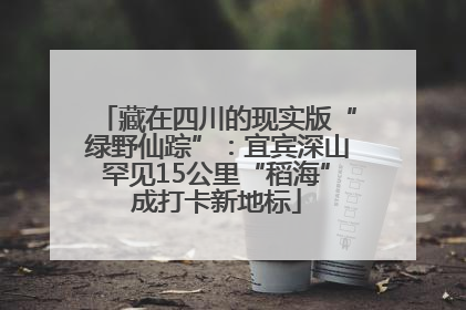 藏在四川的现实版“绿野仙踪”：宜宾深山罕见15公里“稻海”成打卡新地标