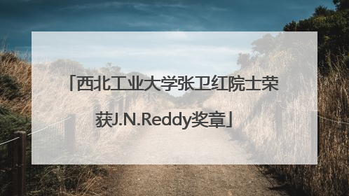 西北工业大学张卫红院士荣获J.N.Reddy奖章