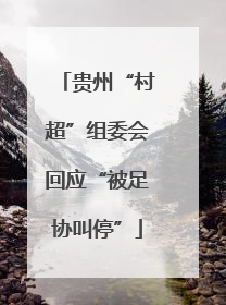 贵州“村超”组委会回应“被足协叫停”