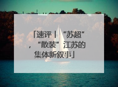 速评丨“苏超”，“散装”江苏的集体新叙事