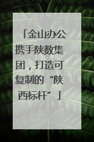 金山办公携手陕数集团，打造可复制的“陕西标杆”