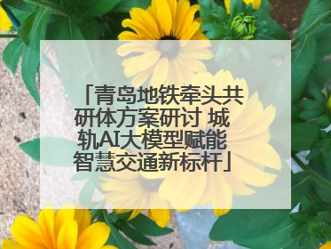 青岛地铁牵头共研体方案研讨 城轨AI大模型赋能智慧交通新标杆