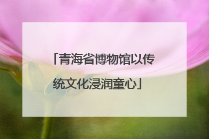 青海省博物馆以传统文化浸润童心